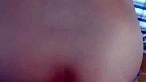 she doesn't notice me recording her bent over in doggystyle