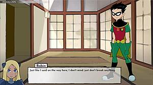 18titans episode 54 - terra in dating game hentai