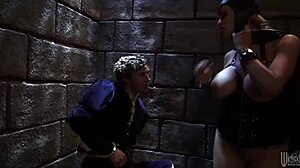 I feel so wicked as Maleficent, fucking the prince in full parody scene with blowjob and cumshot