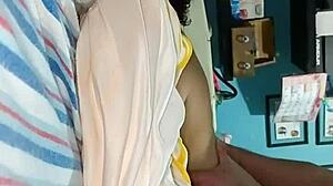 she doesn't notice me recording her bent over in doggystyle