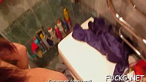 Guy In Glasses Bangs That Slut Hard!