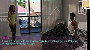 Wife and stepmother in cartoon episode 57