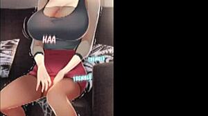 girlfriend gets gangbang doggystyle in cartoon!