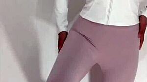 Young Asian Wife Masturbates In Sexy Lingerie And Stockings!