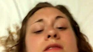 tight tattooed pussy in pov, damn she’s young