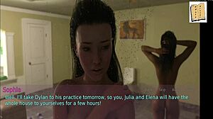 Wife and stepmother in cartoon episode 57