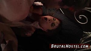 cute stepdaughter bound and punished daily in garage