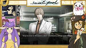 In this uncensored yaoi game, sexy bodybuilders engage in poolside action at college.