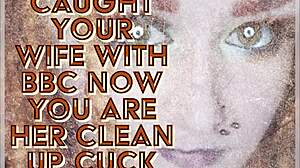 Your wife got caught with a big black cock, now you're the clean up cuck