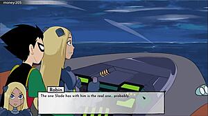 18titans episode 54 - terra in dating game hentai