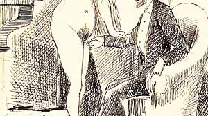 Wow, vintage erotic drawings in wild hentai style! How do these retro anime comics turn you on?