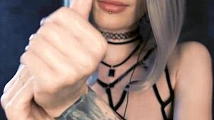 Teen Cosplay Girl in Costume Gets OILED UP and WET for ASMR Action