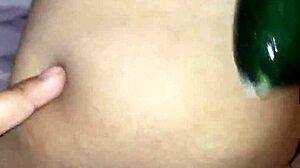Claudia Masturbates with Her Cucumber!