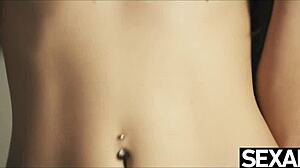 Cute lookalike lesbians lick pussy in intense 69 position