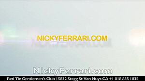 i can't believe nicky ferrari, this sexy milf, with huge latina tits, drives me wild every time