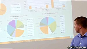 straight male executive watches gay sex videos on pantsless friday