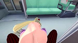 Airi Akizuki fucks naked on bus POV?