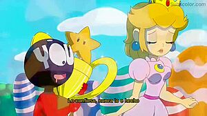 peach and daisy in sexy lesbian fun 😘