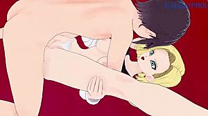 i love watching android 18 and videl in intense creampie sex with big tits in this dragon ball hentai