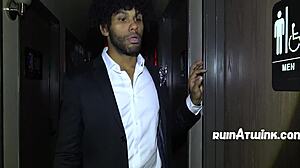 i'm a handsome black exec who became an orgy bottom after my girlfriend call, getting fucked bareback by twinks