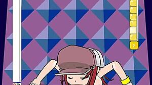 Shiki misaki rides in animated anal sex!