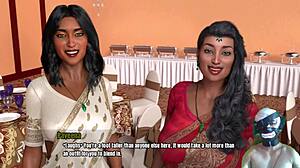 Arab girl craves my huge cock in wild cosplay at Grandma's house