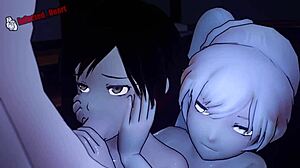 Team Rwby Engages In Intense Group Orgy With Facial Cumshots