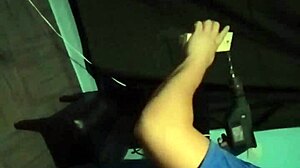 She sucks the carpenter's cock