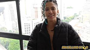 Producer licks petite shaved pussy in pov. 😋