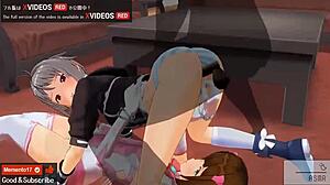 I can't believe this uncensored erotic anime with asmr voice and idol threesome