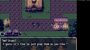 Tanned Girl Natsuki Gets Creampie from Big Cock in Hentai Game