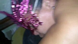 Mature Woman Drinks Cum From Cock