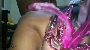 Mature Woman Drinks Cum From Cock