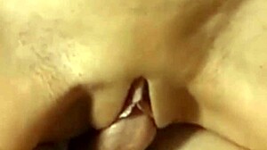 swollen pussy lips expelling cum