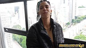 Producer licks petite shaved pussy in pov. 😋