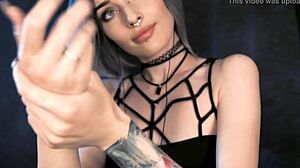 Teen Cosplay Girl in Costume Gets OILED UP and WET for ASMR Action