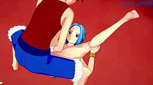 What happens when Nami, Nefertari Vivi, and Monkey D. Luffy dive into intense One Piece hentai action?