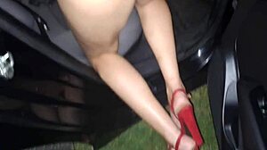 wife covered in strangers’ mess in public