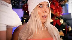 Blonde Teen Behaves Like Whore Online For Money