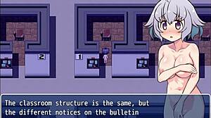 i flash and masturbate as exhibitionist serina suzuyo in the game