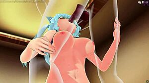 in this hentai 3d, the girl gets insulted and ordered into sexual acts