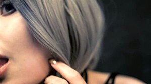 Teen Cosplay Girl in Costume Gets OILED UP and WET for ASMR Action