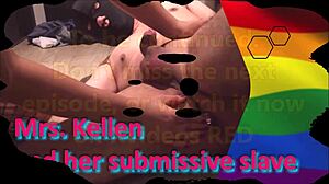 Mrs Kellen Dominates Submissive Slave