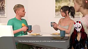 Kate 13 In A Cartoon Game With Cosplay Costumes