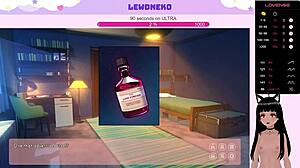 Vtuber Lewdneko Plays Dating Game with Anime Themes