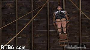 The rod PUNISHES the beautiful woman's CUNT