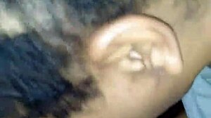 Redbone swallows every drop of nut with sexy flair!