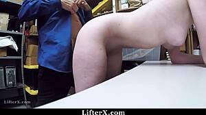 Mall officer strips teen bare to recover stolen goods.