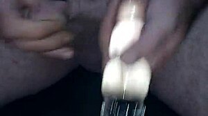 Delicious insertion with dildo 😋