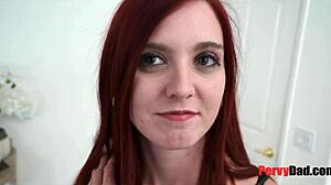 Hey, step dad shows me condom tricks and more!